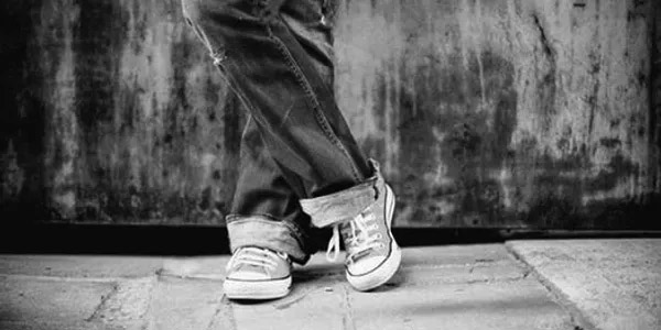 black and white shoes